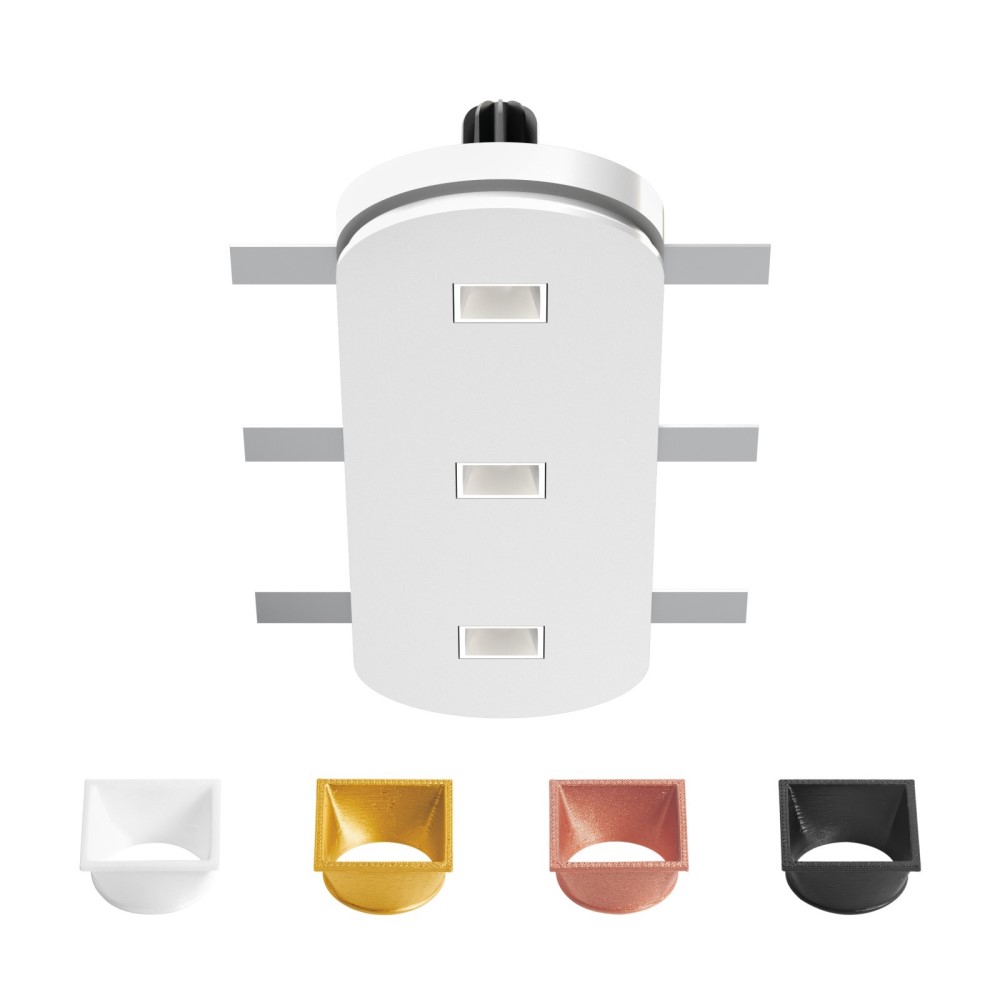 Gypsum ColoRing _Q3 Ceiling Recessed Light