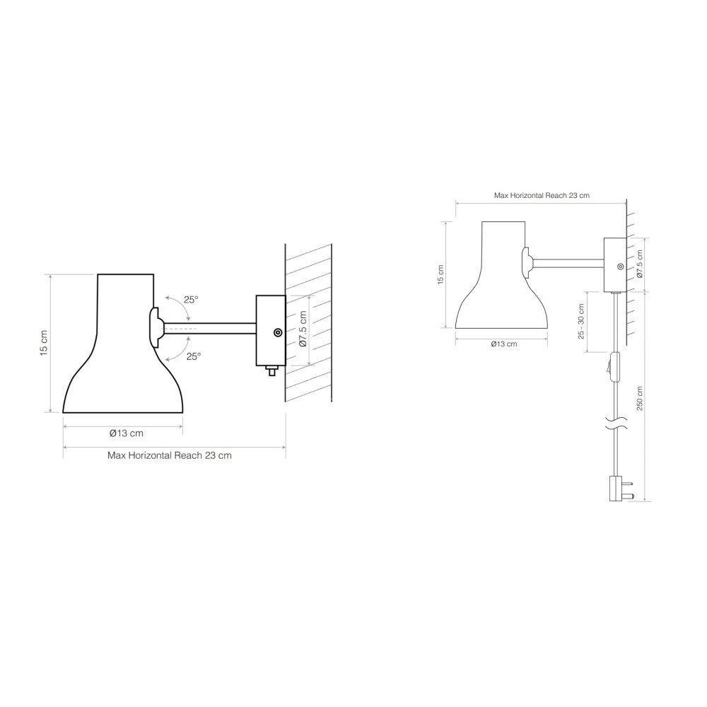 Type 75 Mini Wall Light