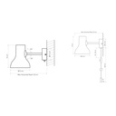 Type 75 Mini Wall Light Margaret Howell Edition