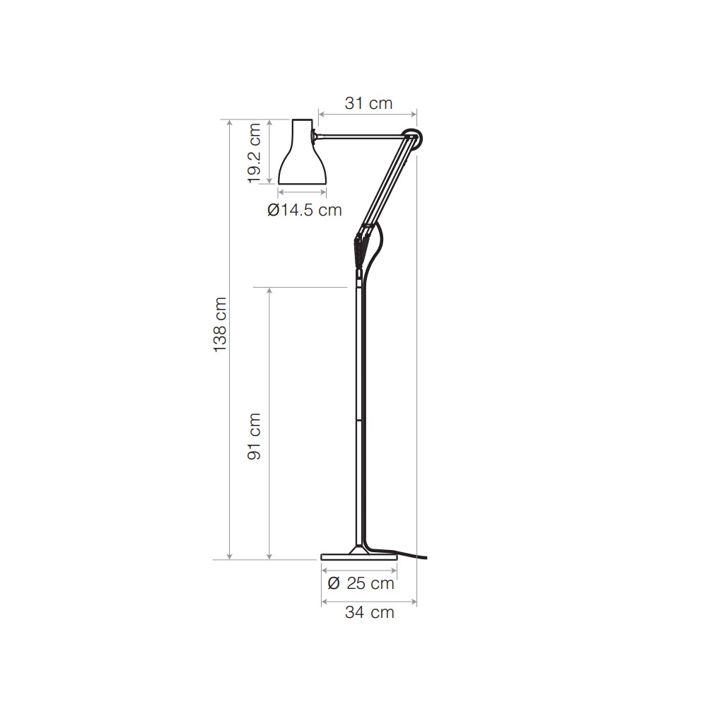 Type 75 Floor Lamp Paul Smith Edition