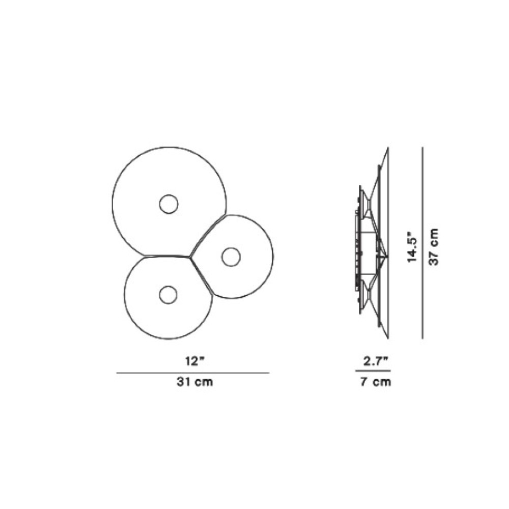 Bulbullia LED Ceiling and Wall Light