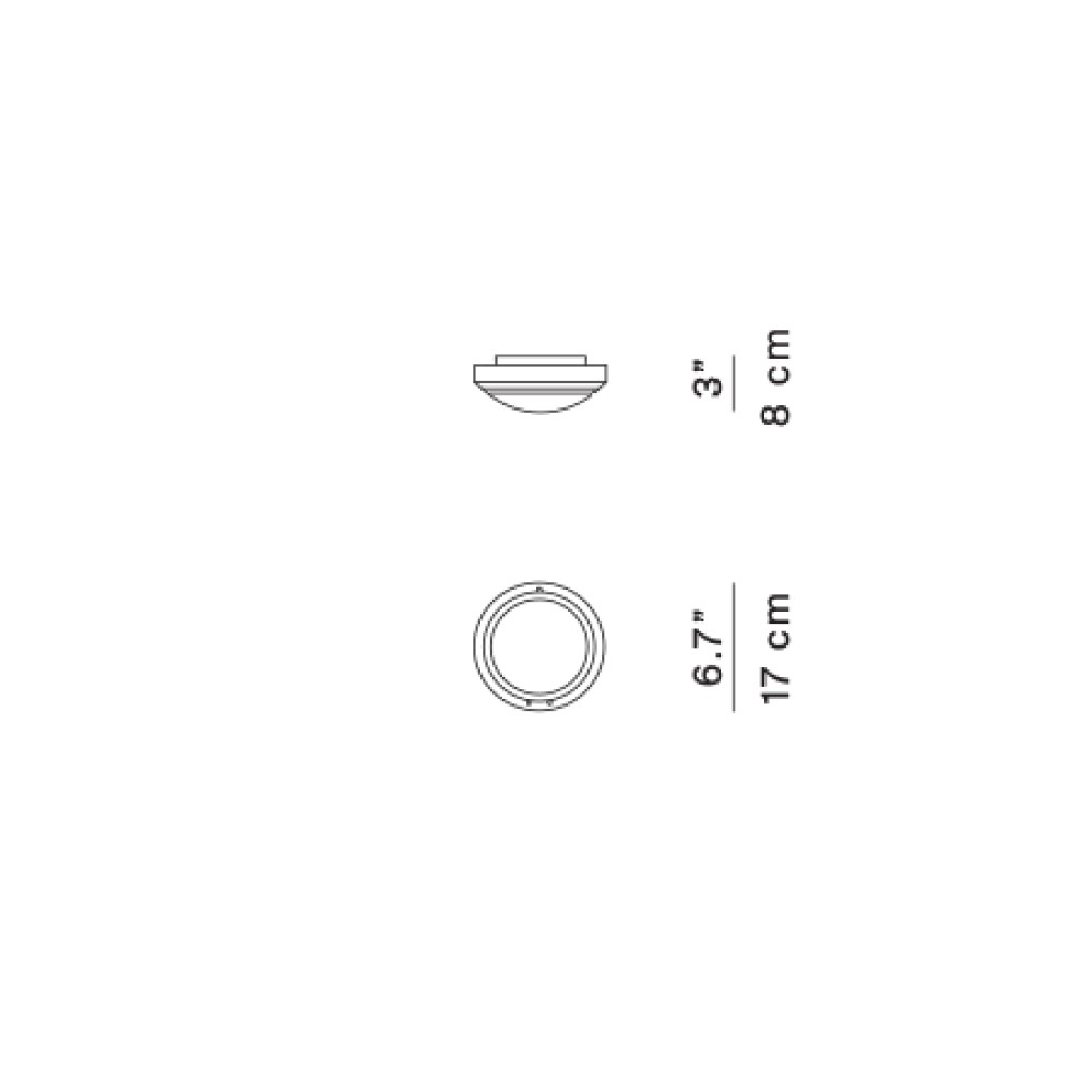 Metropoli LED Outdoor Ceiling and Wall Light