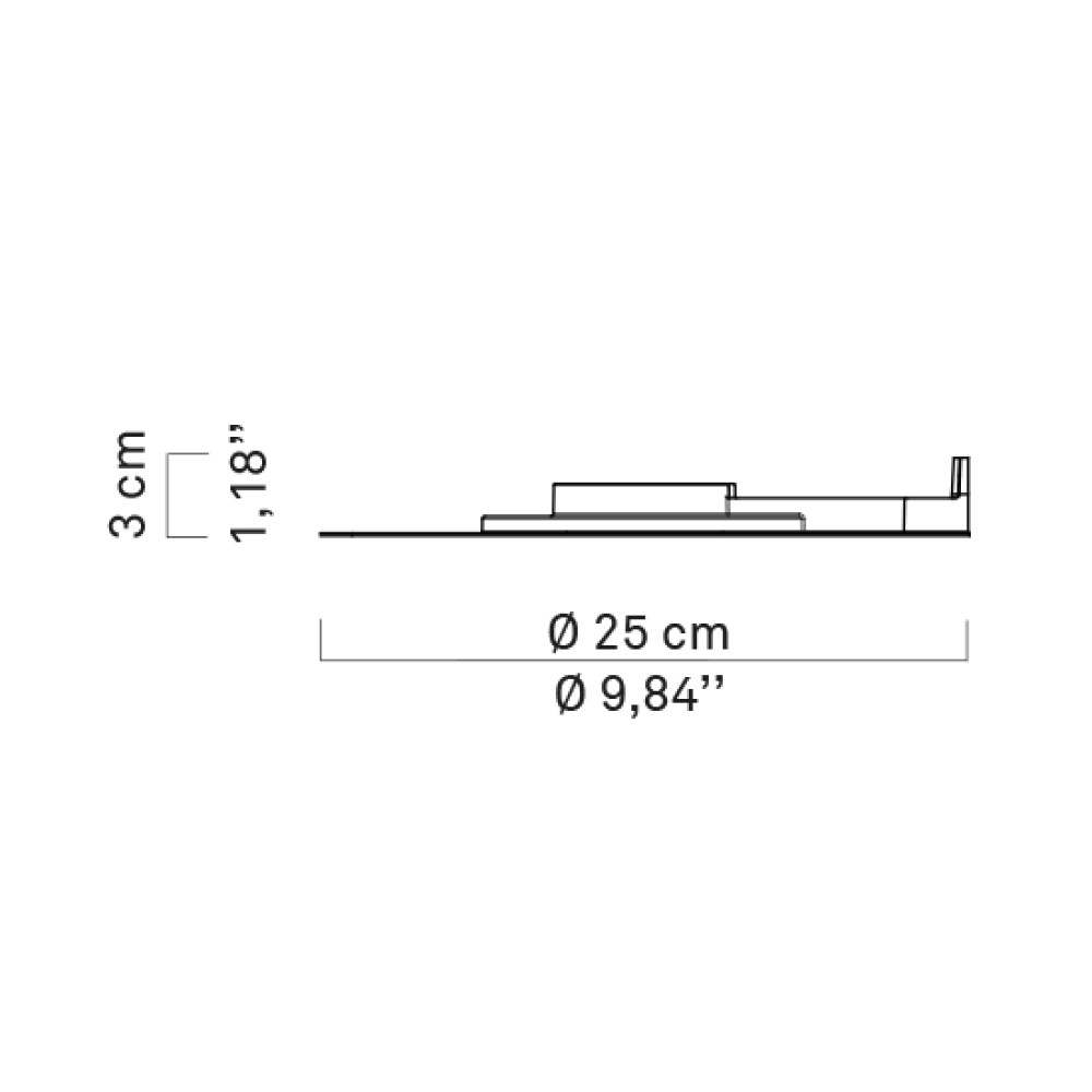 Millimetro Wall Light