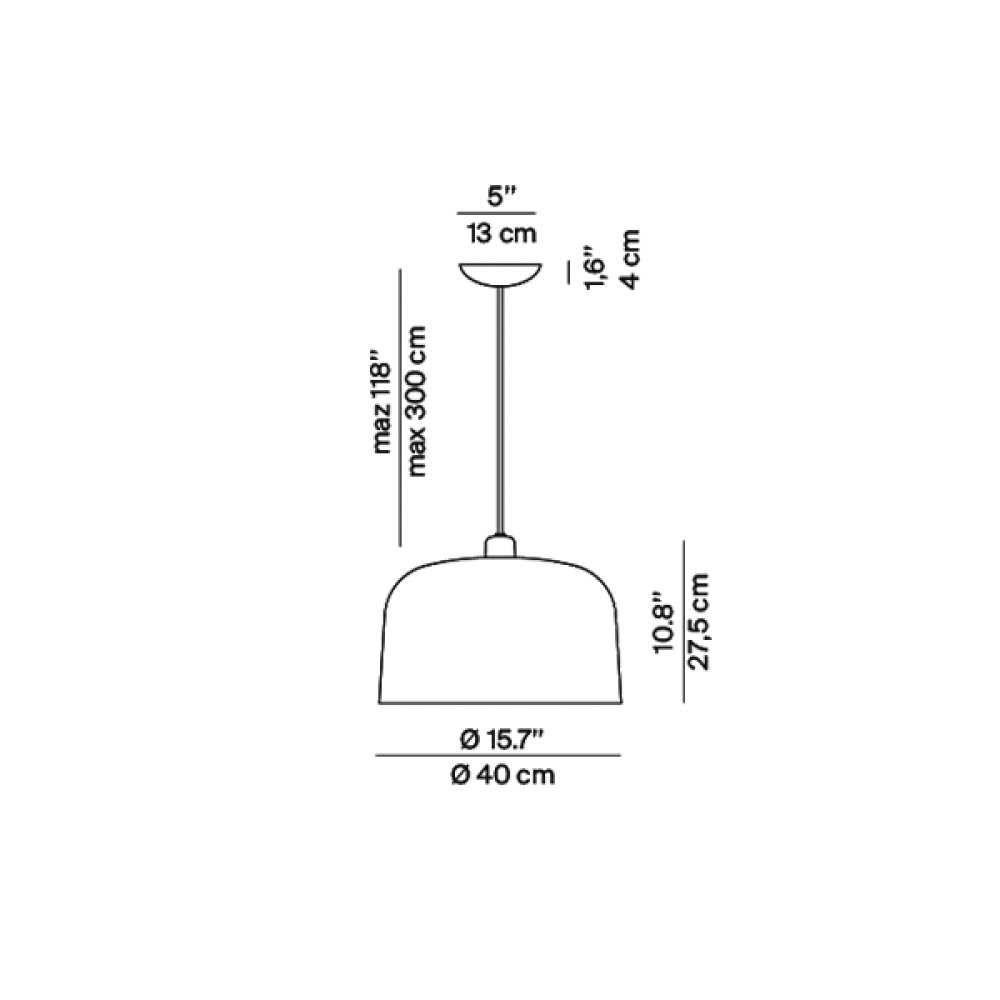 Zile Suspension Lamp