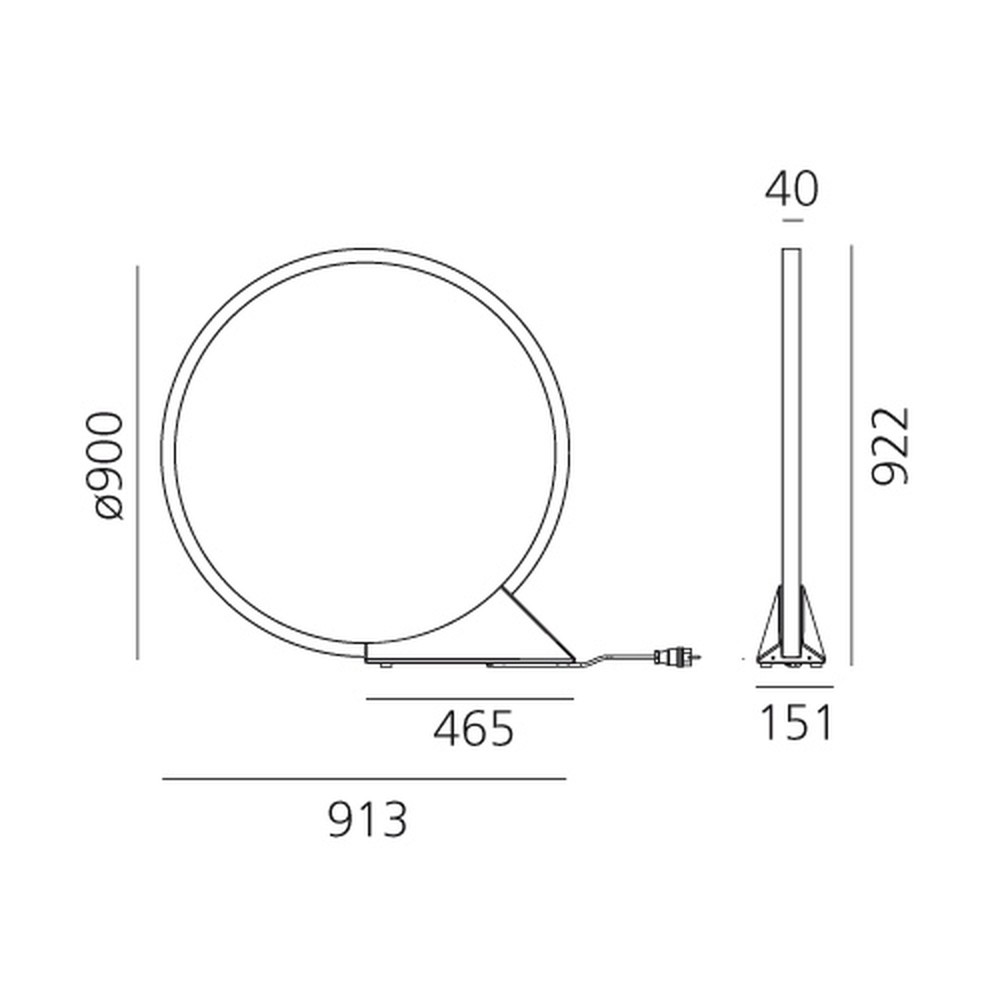 &quot;O&quot; Floor Light App Compatible