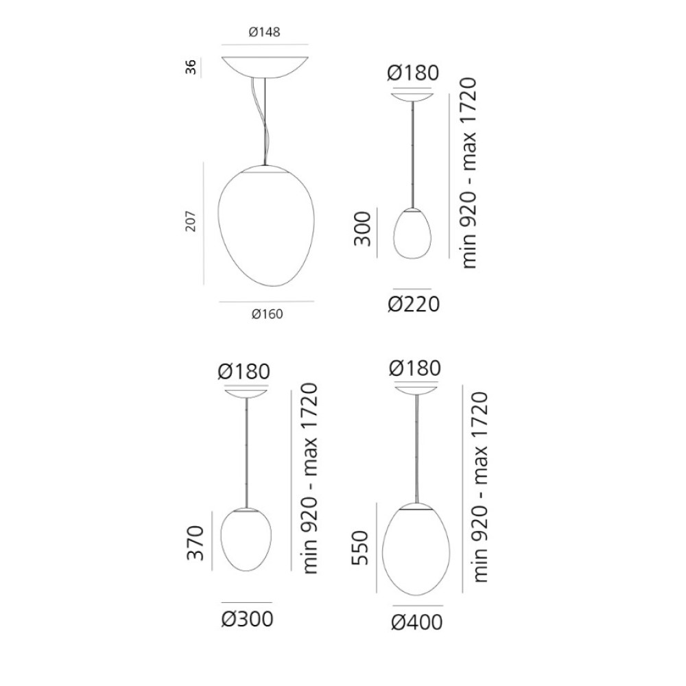 Stellar Nebula Suspension Lamp