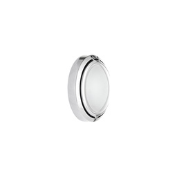 Metropoli E27 Ceiling and Wall Light (Polished Aluminium)