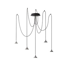 Unterlinden Chandelier Free (Aluminium, 2700K - warm white)