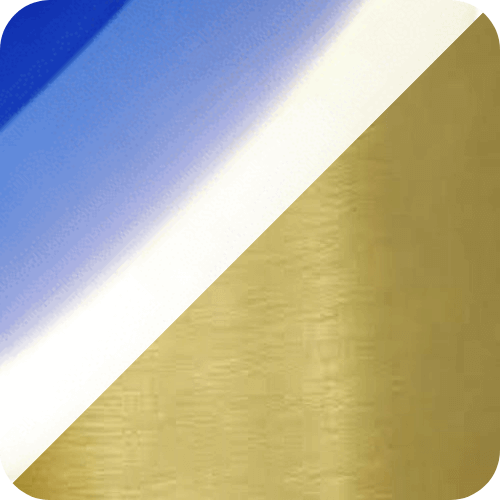 Product Colour: Blue - Brushed Brass
