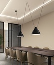 Super Attic 4 bodies Side Suspension Lamp