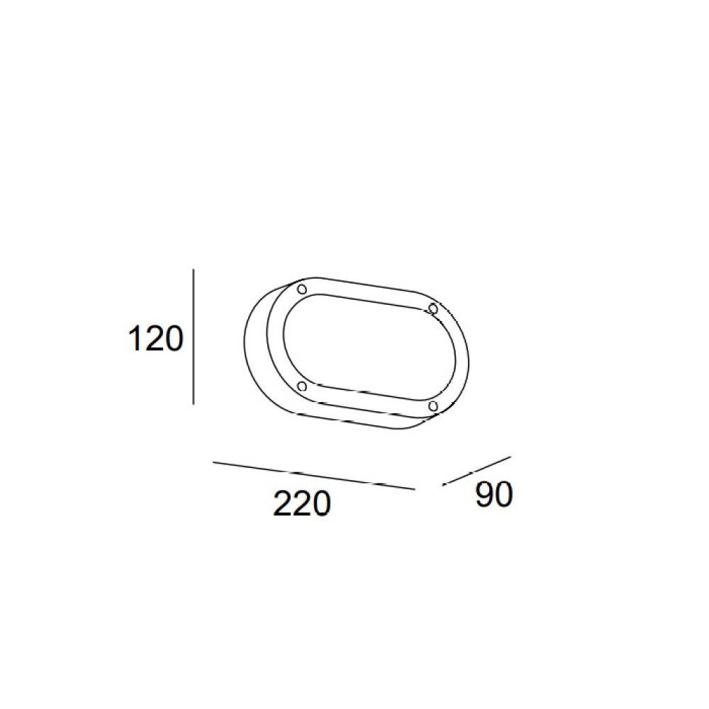 Basic LED Outdoor Wall Light