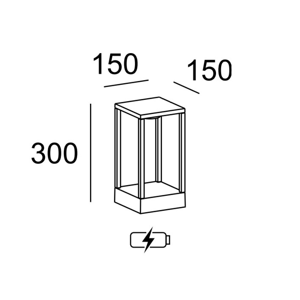 Rack Portable Table Lamp