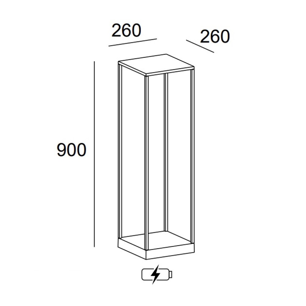 Rack Outdoor Floor Light