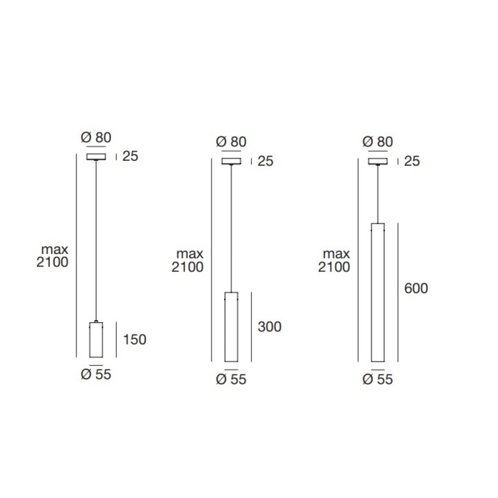 Birba E27 Suspension Lamp