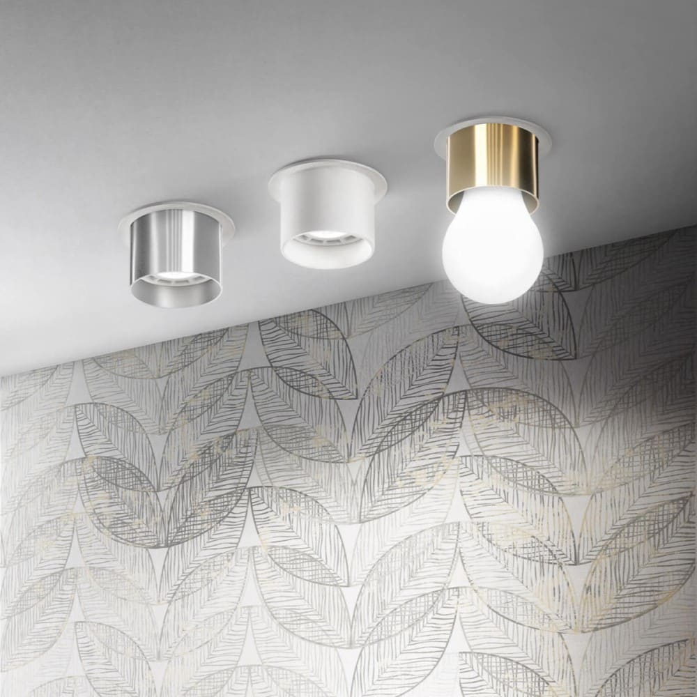 Birba E27 Semi Recessed Ceiling Light