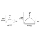 Ohps E27 Suspension Lamp