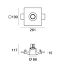 Gypsum_O1 Recessed Ceiling Light