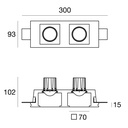 Gypsum_QC3 Recessed Ceiling Light