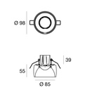 Gypsum_SR Recessed Ceiling Light