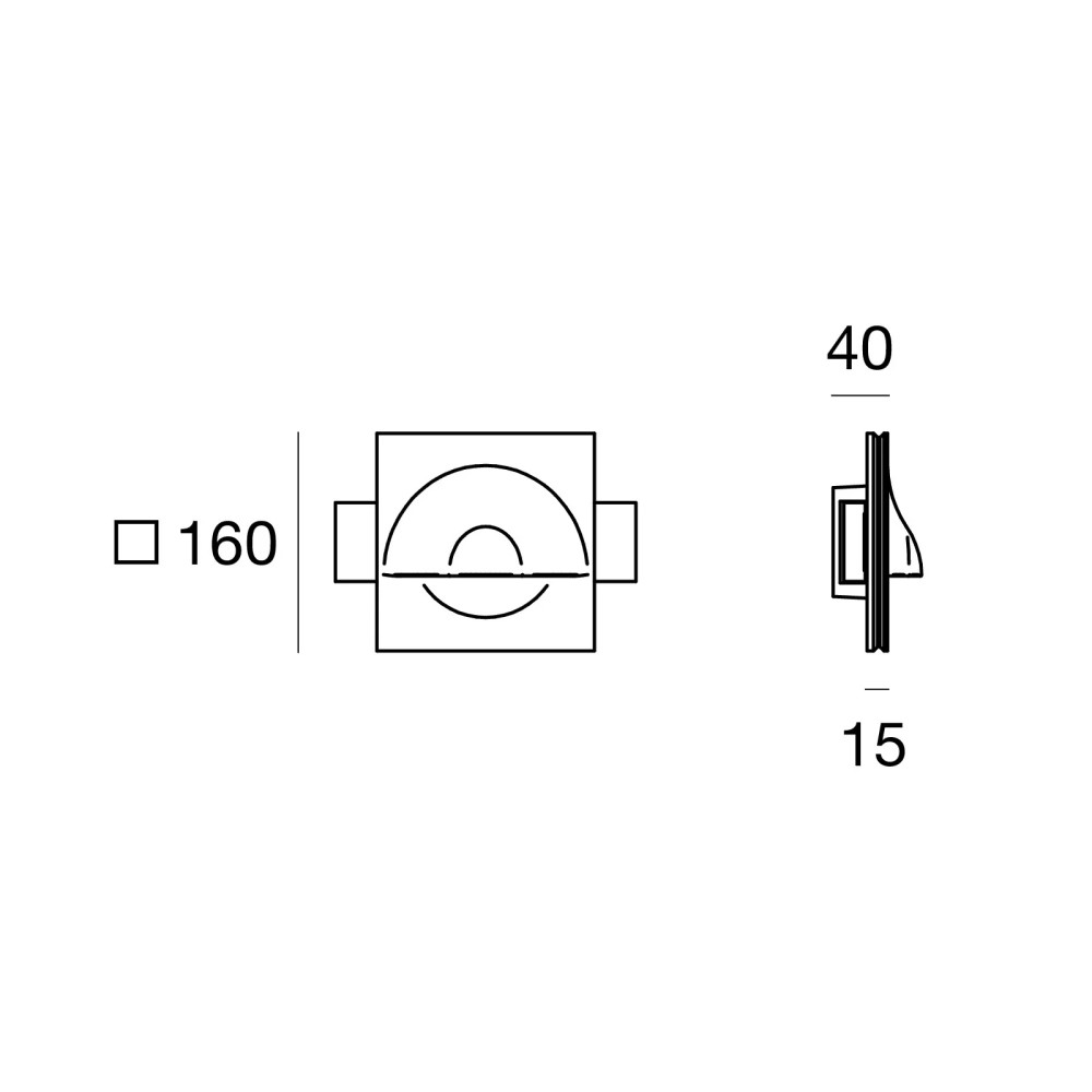 Gypsum_WRX Recessed Wall Light