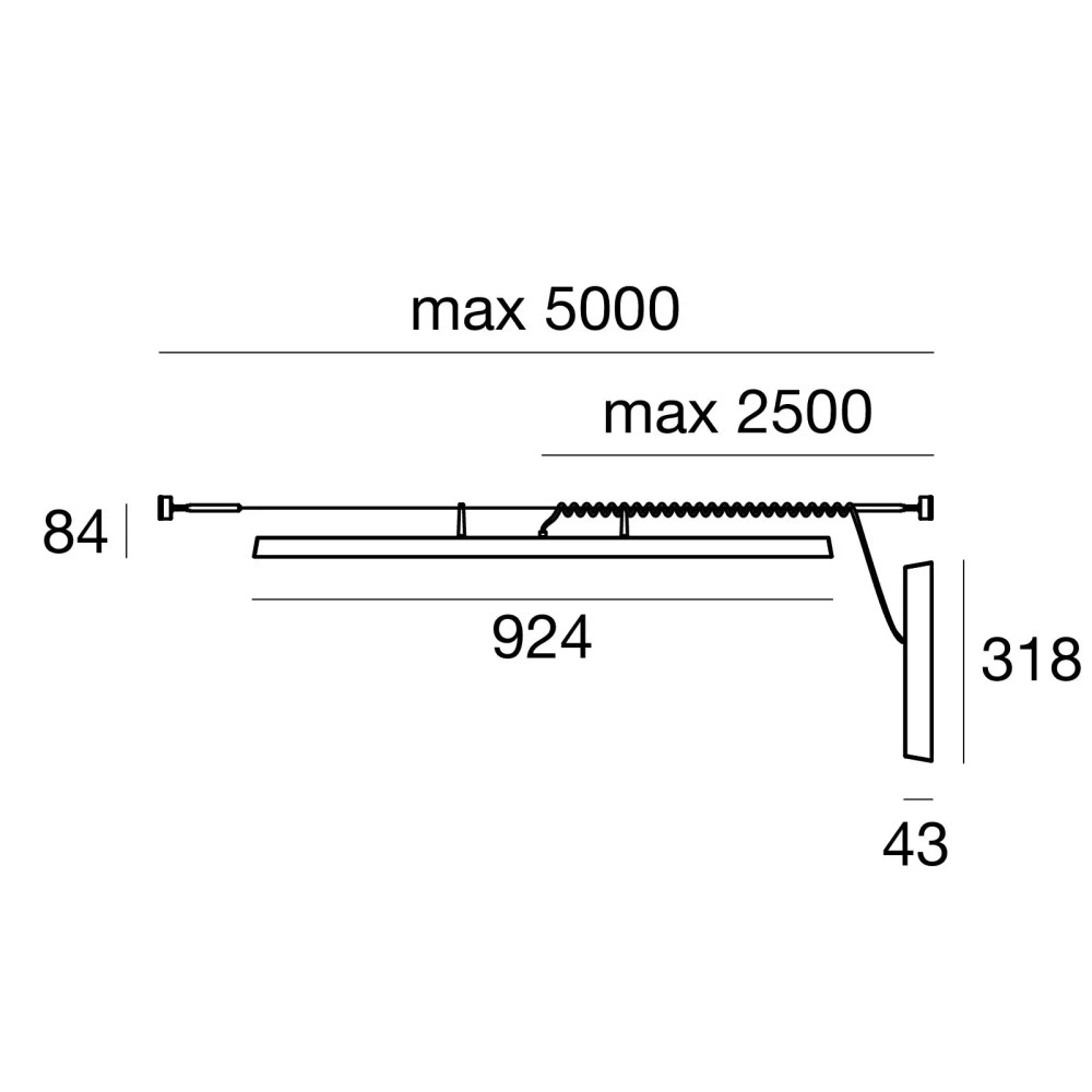 Lira Aisi Cable Outdoor Suspension Lamp