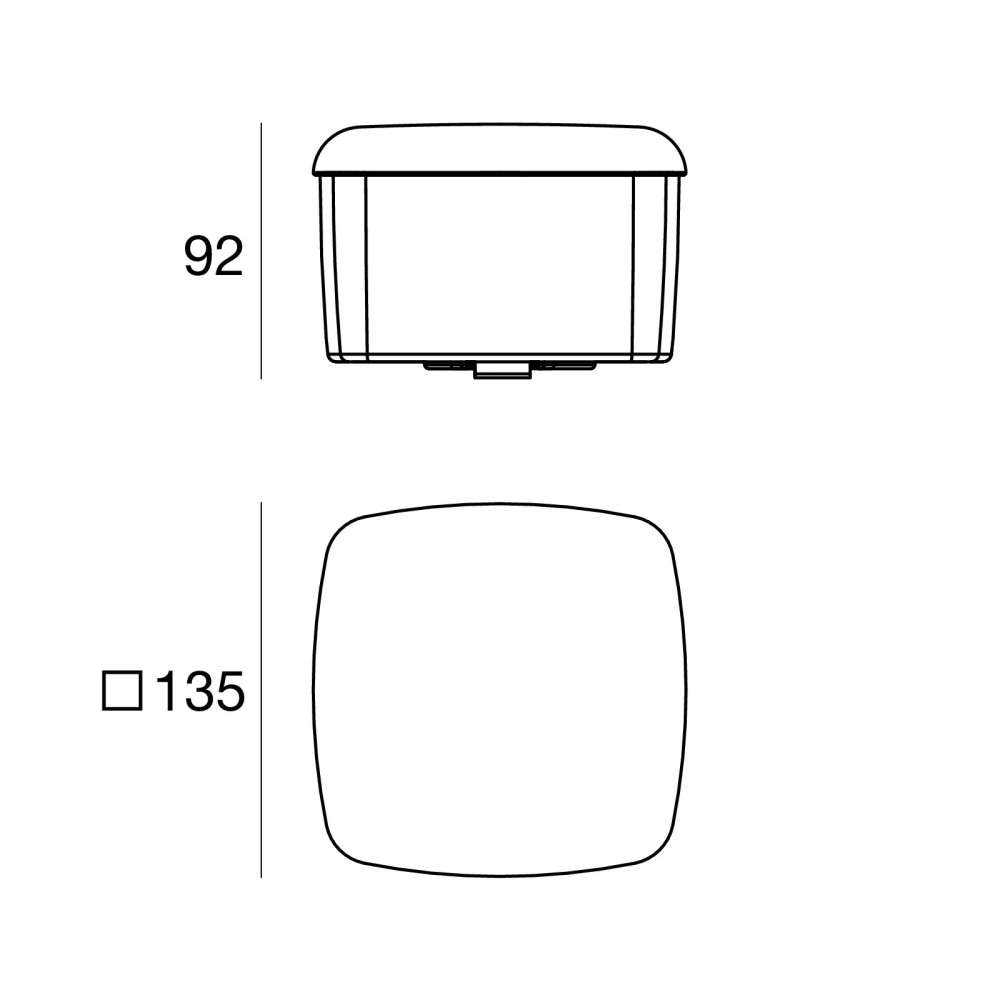 MiniWhite Cover_Q Outdoor Wall Light