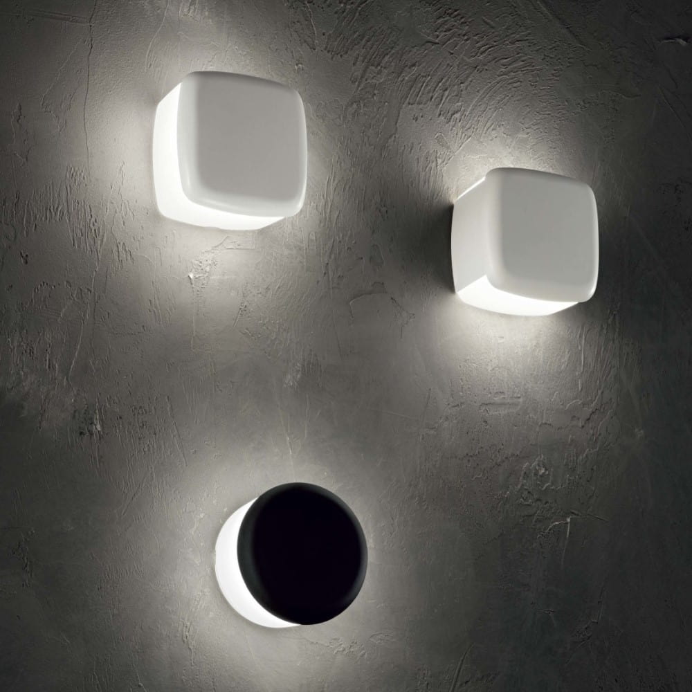 MiniWhite Cover_R Outdoor Wall Light