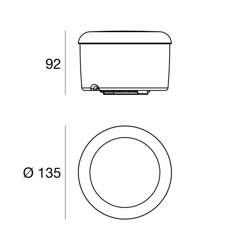 MiniWhite Cover_R Outdoor Wall Light