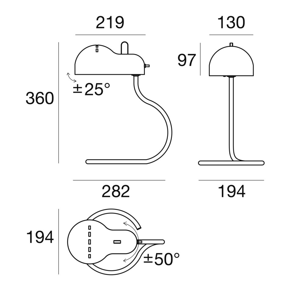 Minitopo Table Lamp