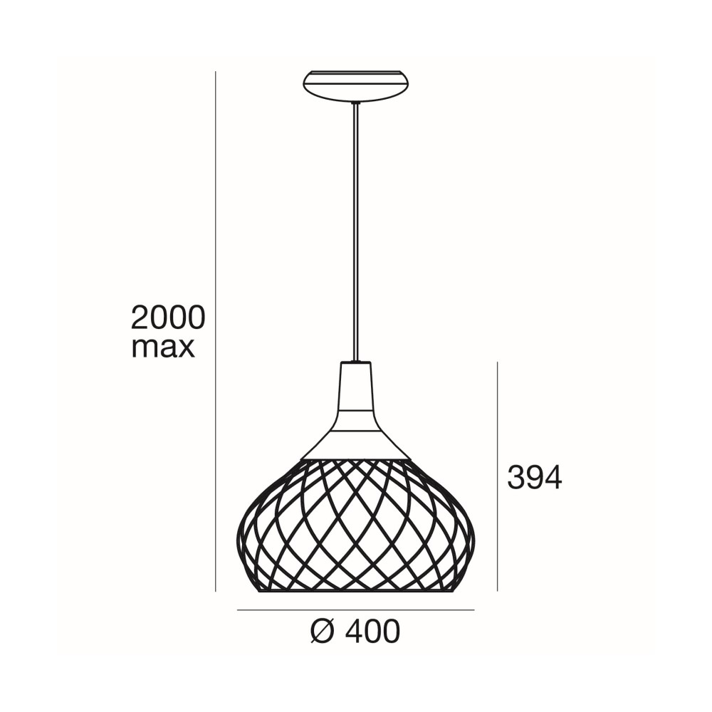 Mongolfier Suspension Lamp