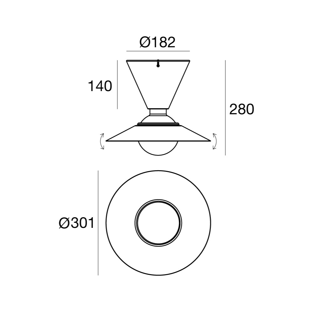 Fante Ceiling Light