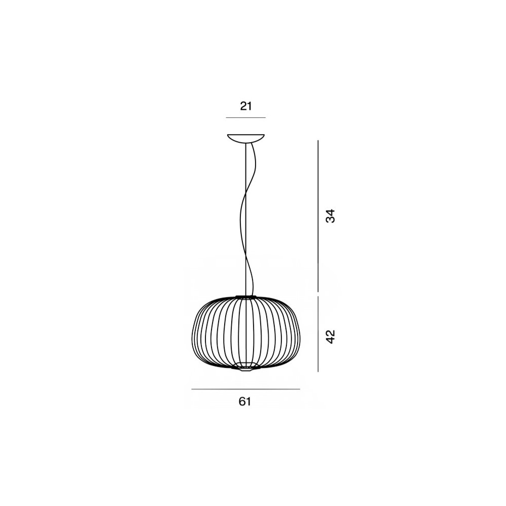 Spokes 3 Suspension Lamp