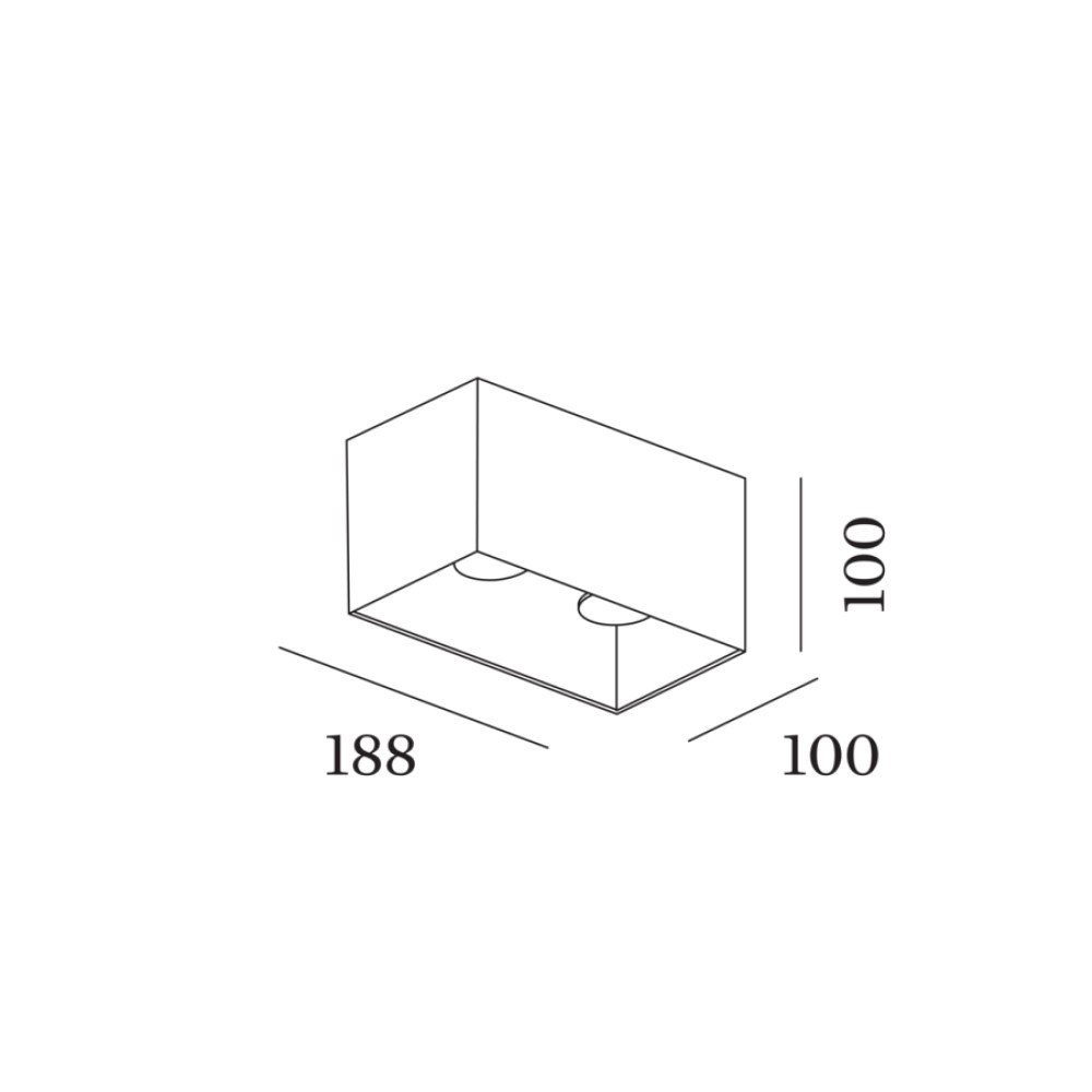 Box 2.0 LED Ceiling Light