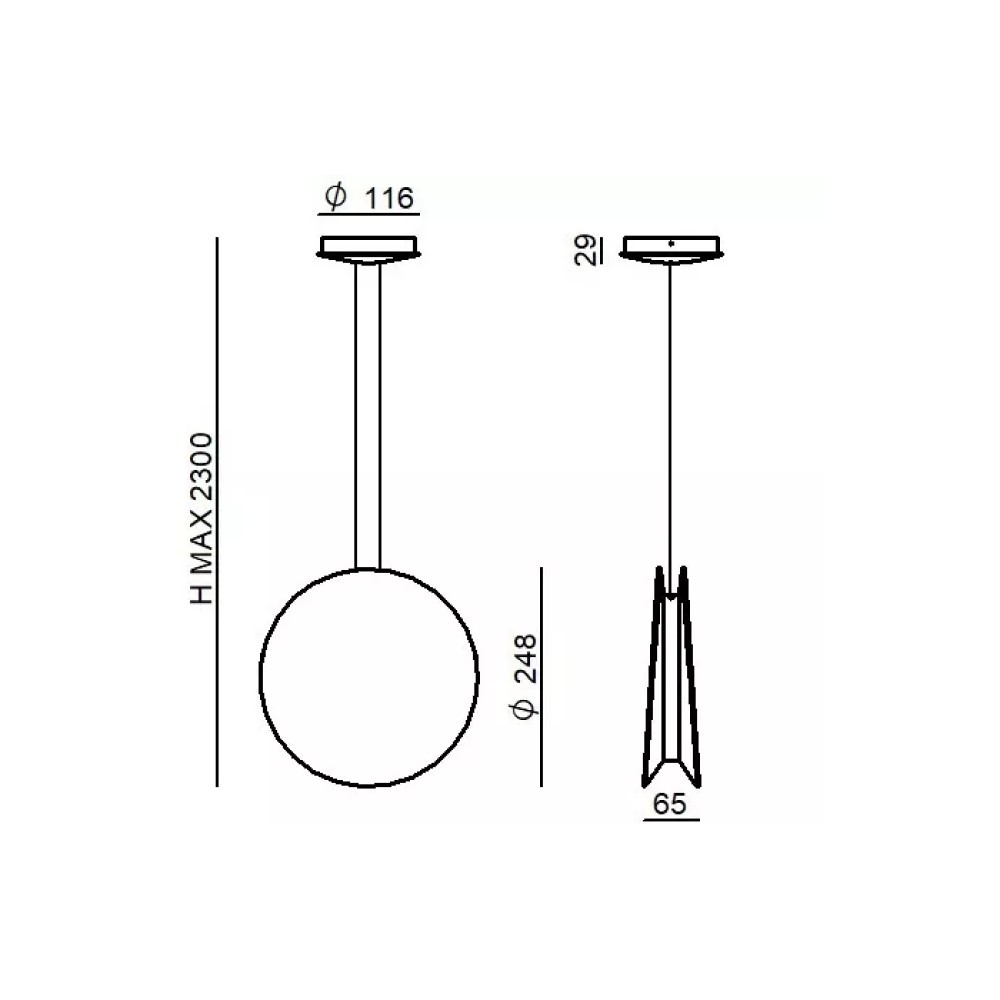 Yo-Yo Suspension Lamp