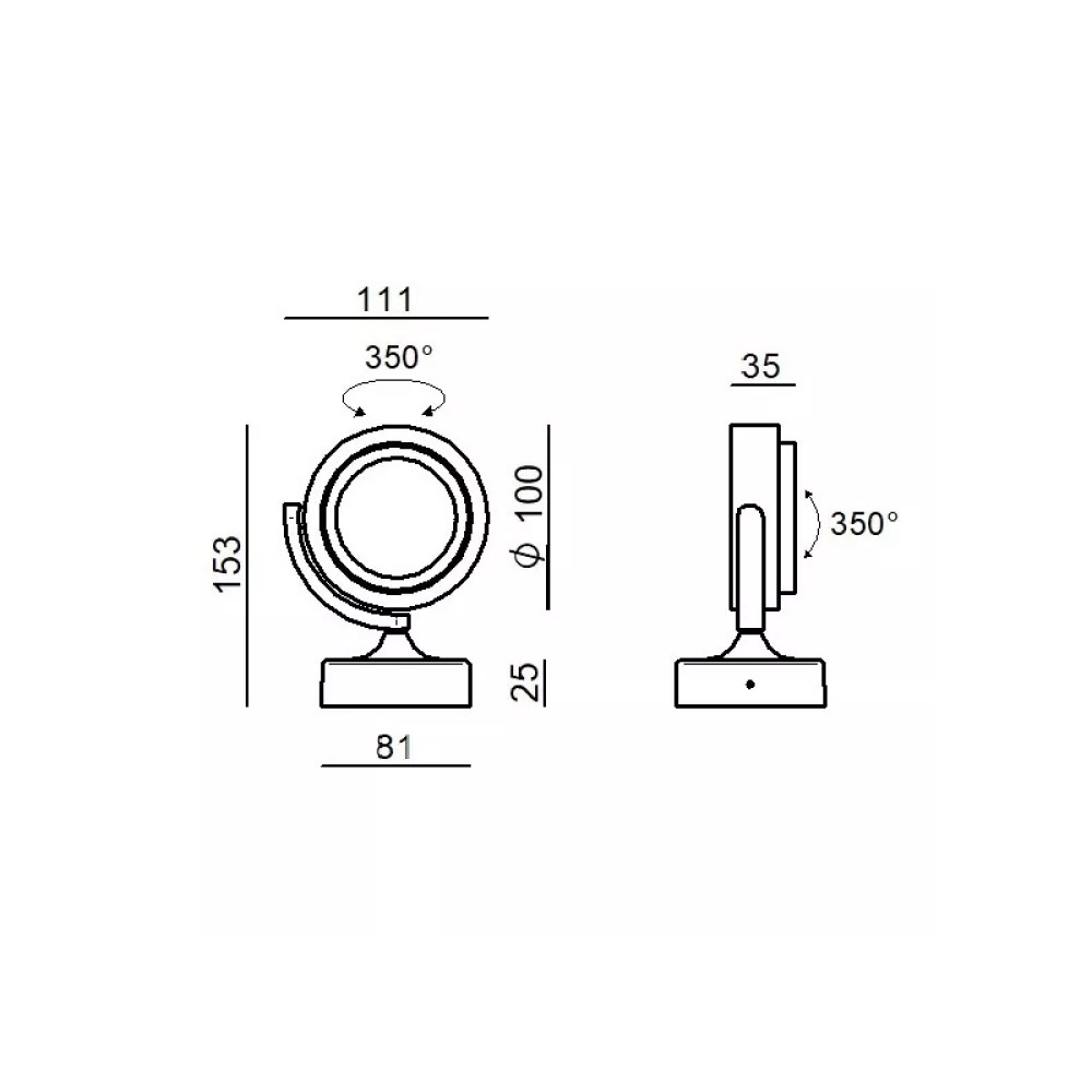 Eta Ceiling Light