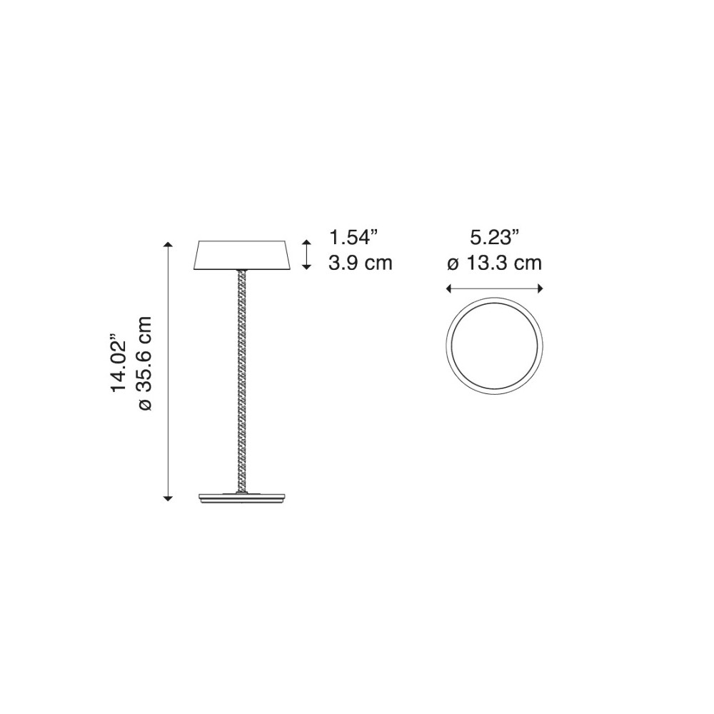 Rod Portable Table Lamp