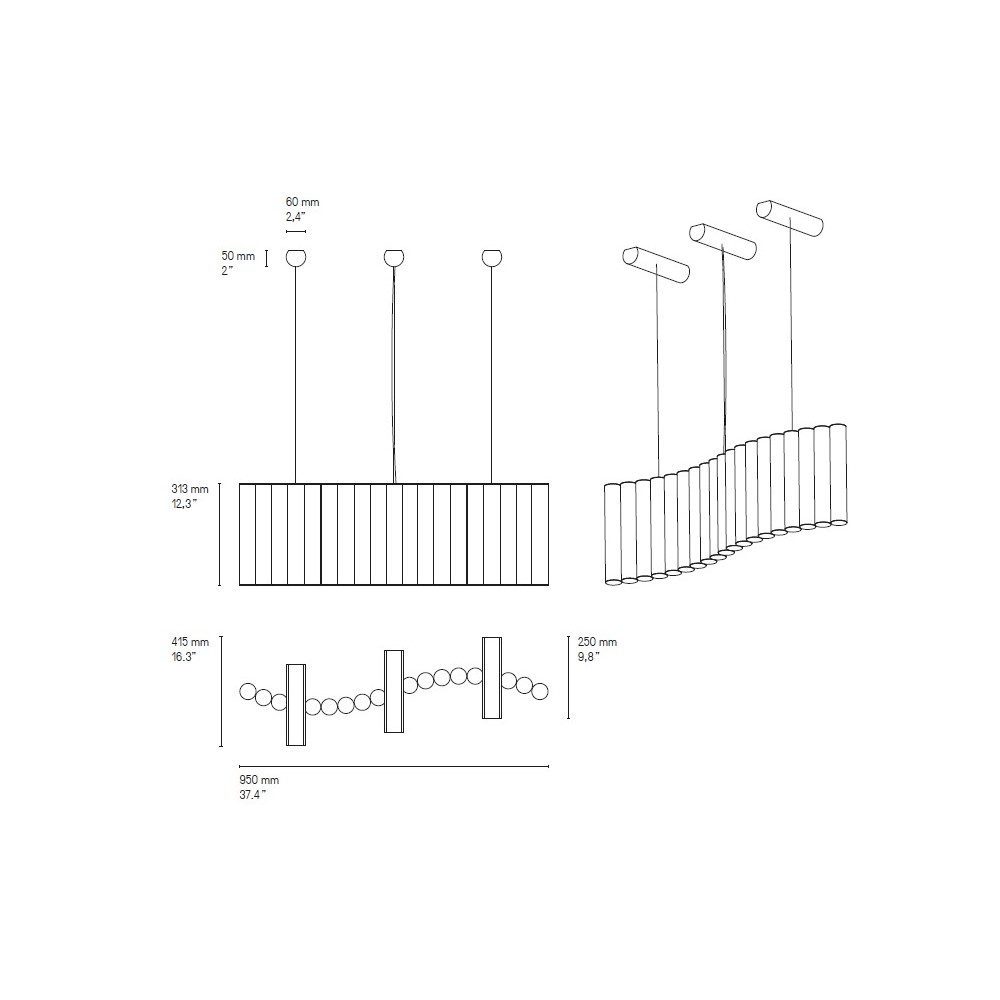 Gamma Suspension Lamp