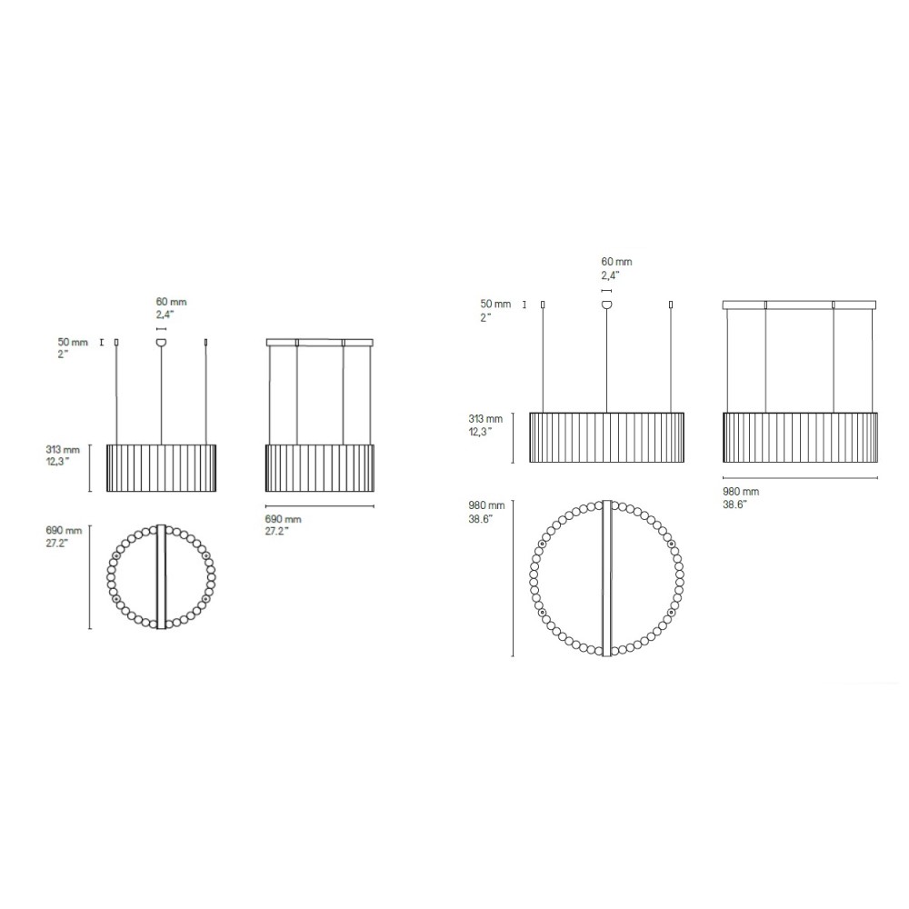 Gamma Suspension Lamp