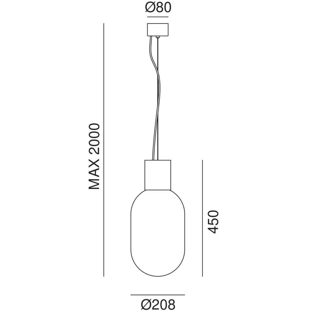 Bloom 279.01. Suspension Lamp