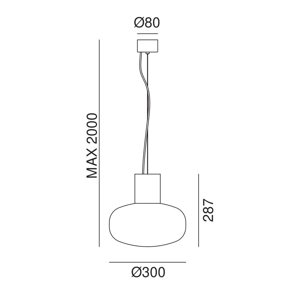 Bloom 279.02. Suspension Lamp