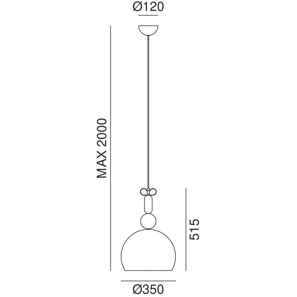 Bon Ton N1 Suspension Lamp