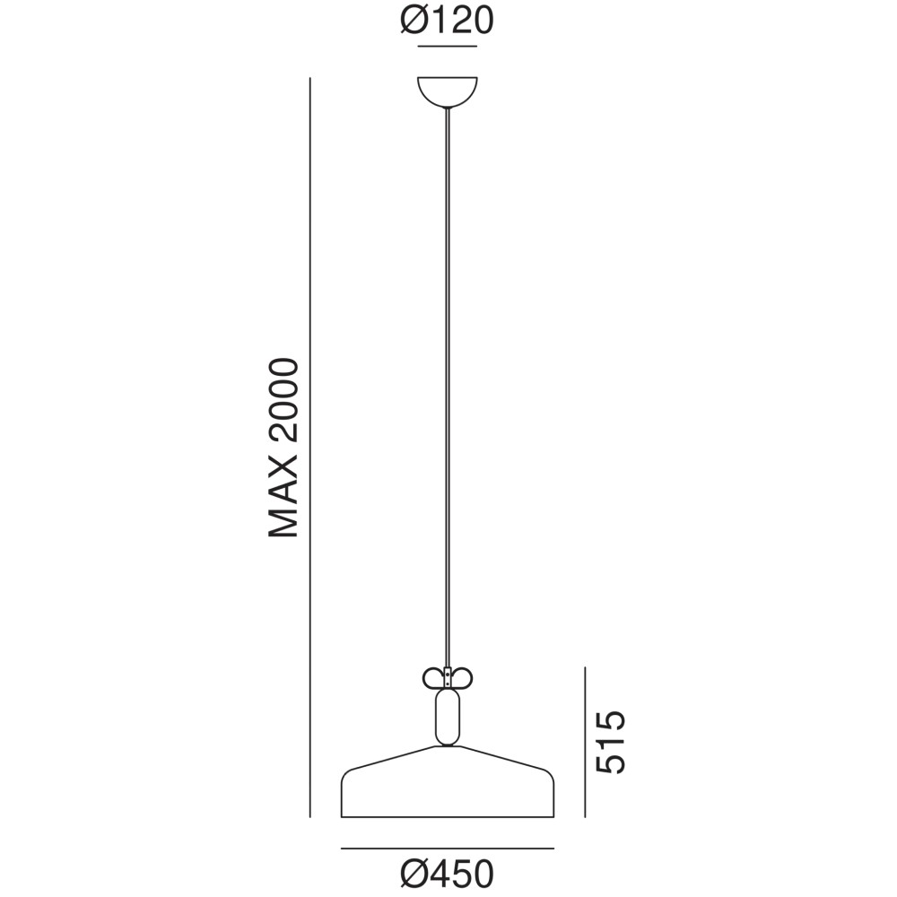 Bon Ton N2 Suspension Lamp