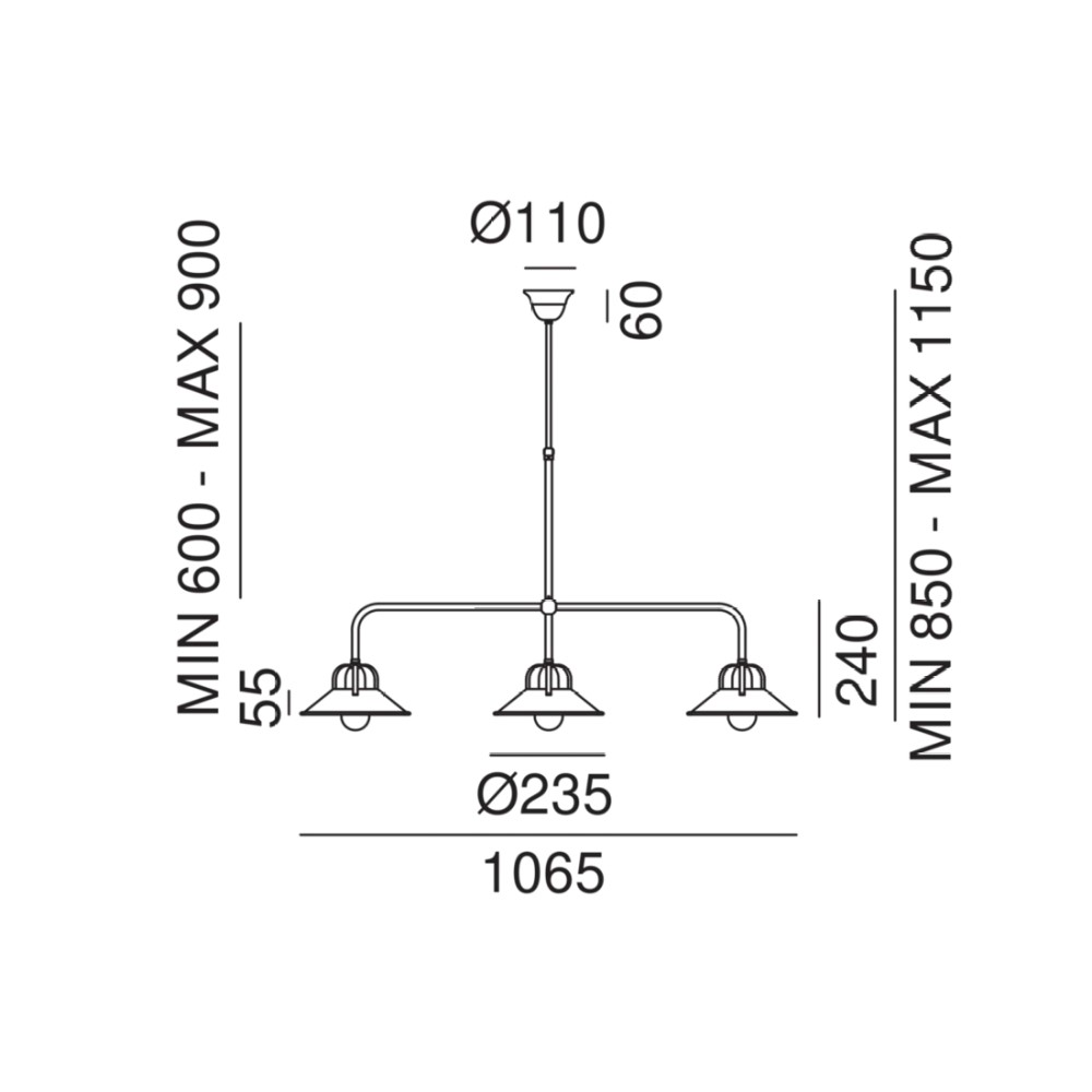 Cascina 204.10 Suspension Lamp