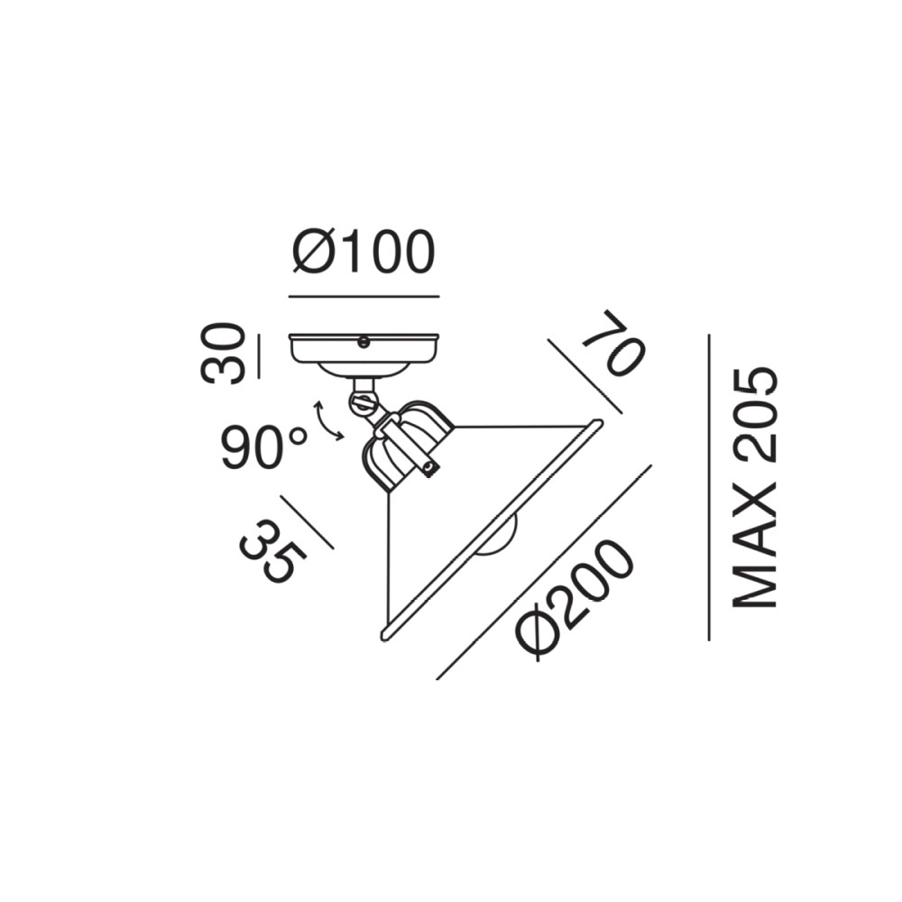 Cascina Ceiling Light