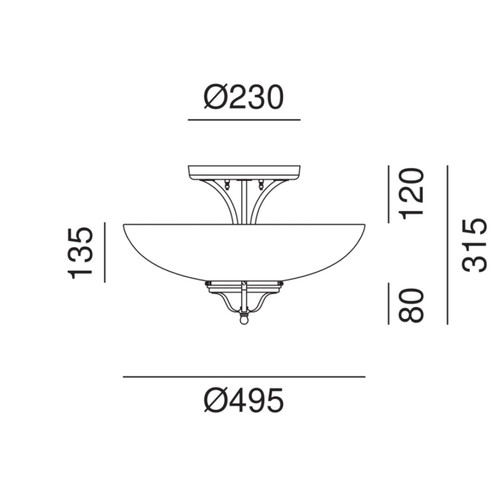 Country 080.02. Ceiling Light