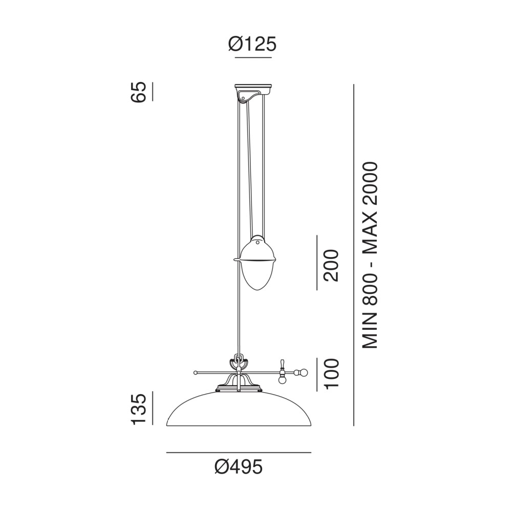 Country 080.11. Suspension Lamp