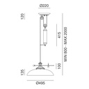 Country 080.12. Suspension Lamp