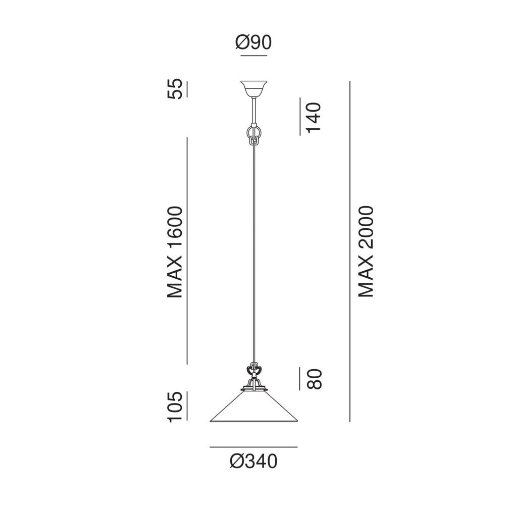 Country 081.10. Suspension Lamp