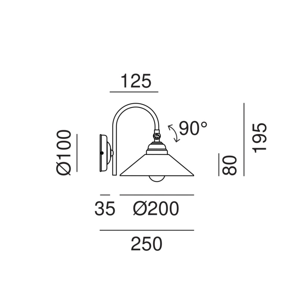 Country 081.19. Wall Light