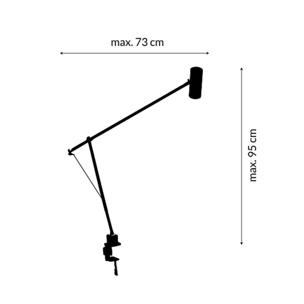 Ettorino Clamp Table Lamp